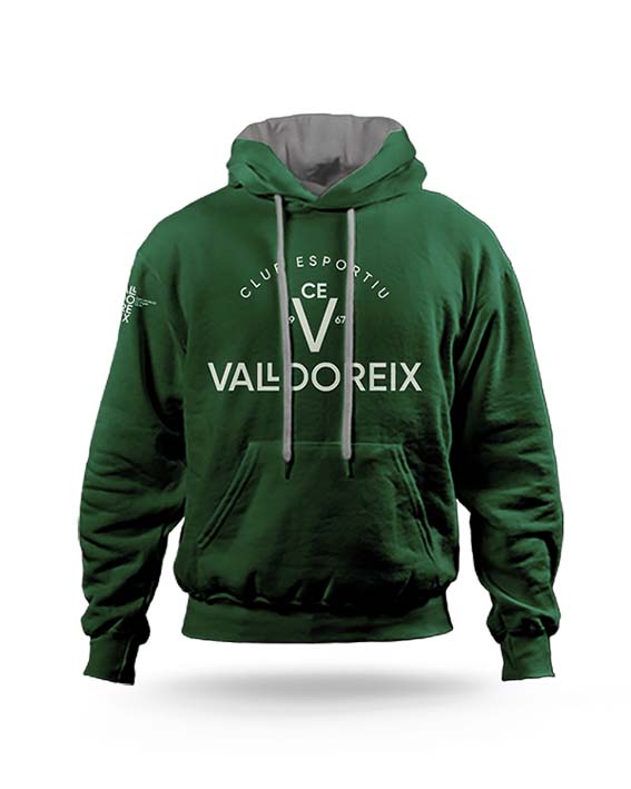 DESSUADORA HOODIE VALLDOREIX VERDA
