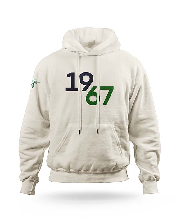 DESSUADORA HOODIE VALLDOREIX BLANCA