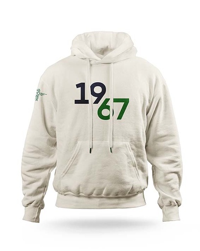 DESSUADORA HOODIE VALLDOREIX BLANCA